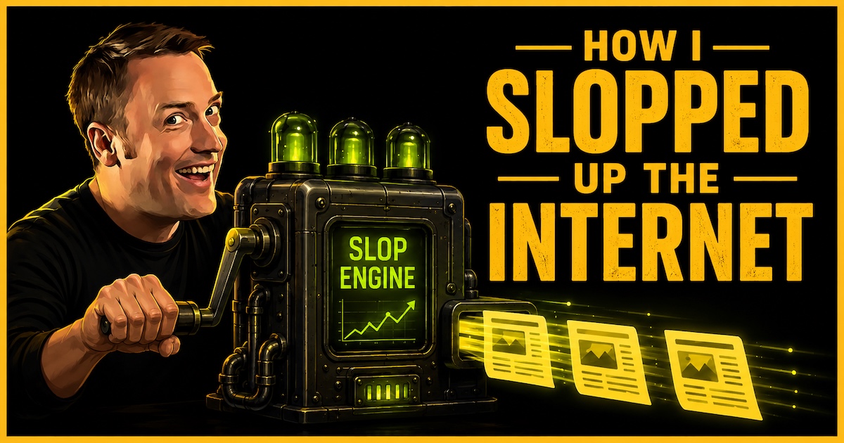 How I Slopped Up the Internet