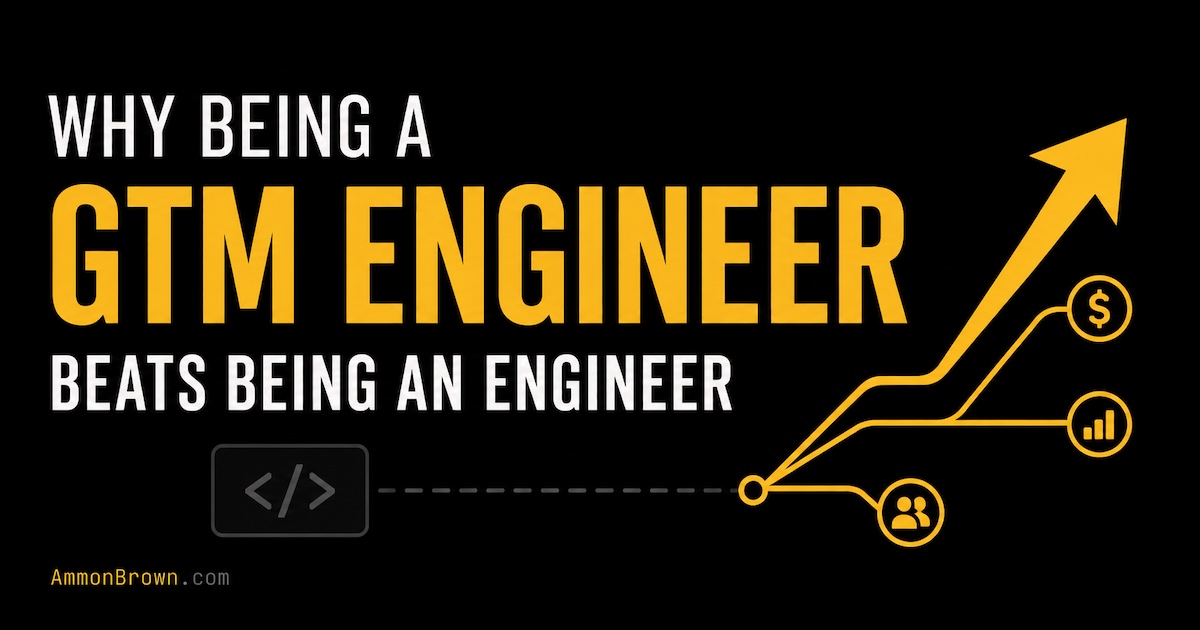 Being a GTM Engineer Beats Being an Engineer